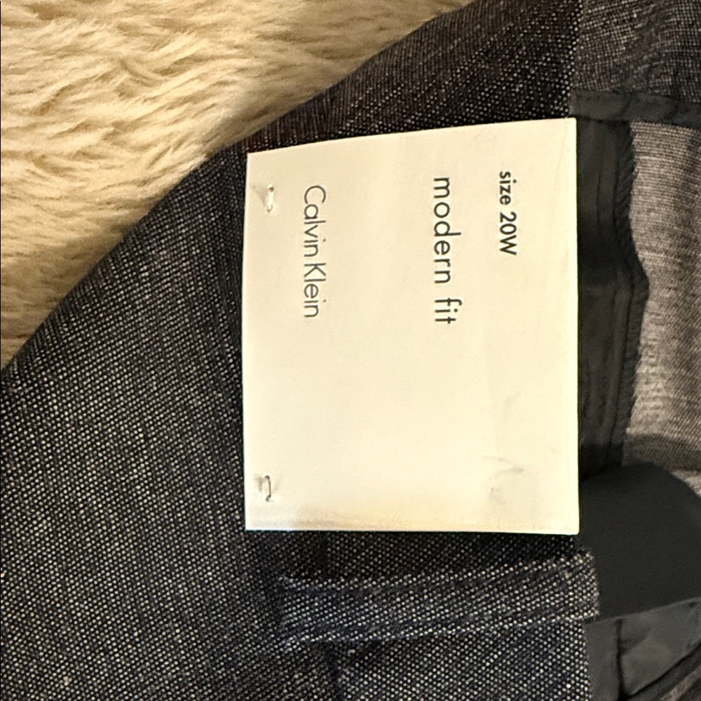 Calvin Klein Navy Women's Trousers - Picture 4 of 6